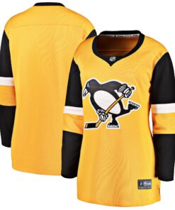 Pittsburgh Penguins Fanatics Women_s Alternate Breakaway Jersey  Gold