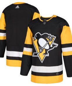 Pittsburgh Penguins Home Authentic Blank Jersey  Black