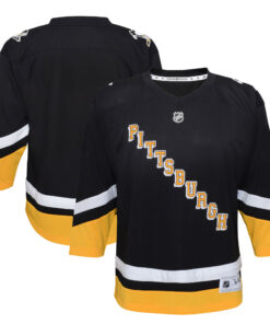 Pittsburgh Penguins Youth 202122 Alternate Replica Jersey  Black