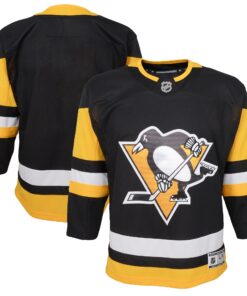 Pittsburgh Penguins Youth Home Premier Blank Jersey  Black