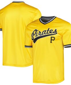 Pittsburgh Pirates Stitches Cooperstown Collection Team Jersey  Gold