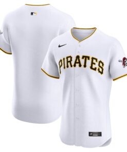 Pittsburgh PiratesHome Elite Jersey  White