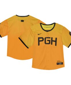  Pittsburgh PiratesToddler City Connect Limited Jersey  Yellow