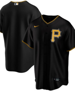 Pittsburgh PiratesYouth Alternate Replica Team Jersey  Black