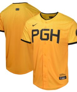  Pittsburgh PiratesYouth City Connect Limited Jersey  Gold