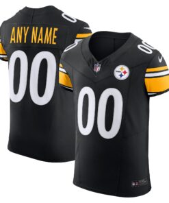 Pittsburgh Steelers  Vapor F.U.S.E. Elite Custom Jersey  Black