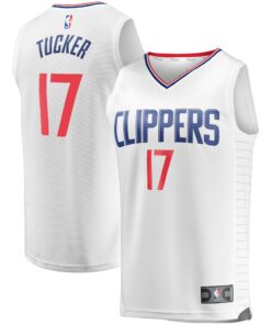 PJ Tucker LA Clippers Fanatics Fast Break Player Jersey - Association Edition - White