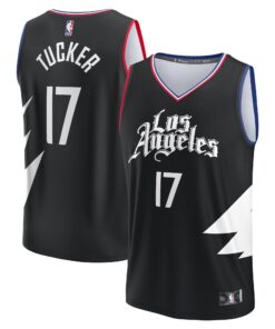 PJ Tucker LA Clippers Fanatics Youth Fast Break Player Jersey - Statement Edition - Black