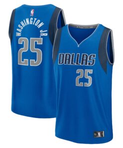 PJ Washington Jr. Dallas Mavericks Fanatics Youth Fast Break Player Jersey - Icon Edition - Blue