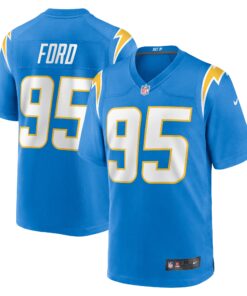 Poona Ford Los Angeles Chargers   Game Jersey   Powder Blue