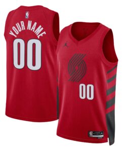 Portland Trail Blazers Jordan Brand Unisex 202223 Swingman Custom Jersey - Statement Edition - Red