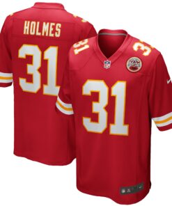 Priest Holmes Kansas City Chiefs  Game Retired Player Jersey  Red