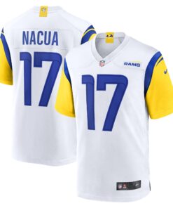 Puka Nacua Los Angeles Rams  Game Jersey  White