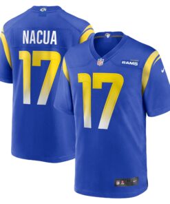 Puka Nacua Los Angeles Rams  Home Game Jersey  Royal