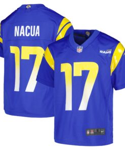 Puka Nacua Los Angeles Rams  Youth Game Jersey  Royal