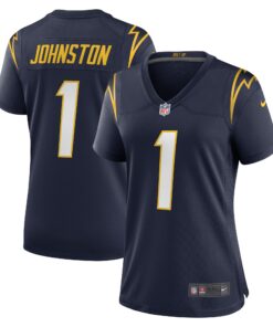 Quentin Johnston Los Angeles Chargers  Women_s Alternate Game Jersey  Navy