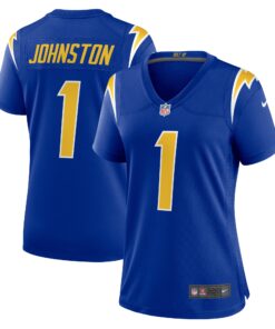 Quentin Johnston Los Angeles Chargers  Women_s Alternate Game Jersey  Royal