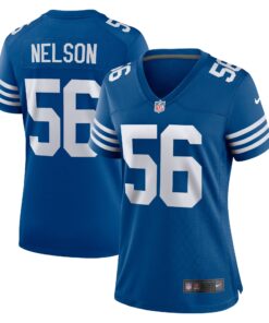 Quenton Nelson Indianapolis Colts  Women_s Alternate Game Jersey  Royal