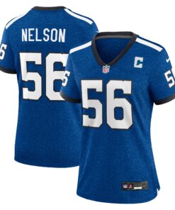 Quenton Nelson Indianapolis Colts  Women_s Indiana Nights Alternate Game Jersey  Royal