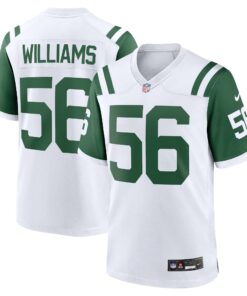 Quincy Williams New York Jets  Classic Alternate Player Game Jersey  White