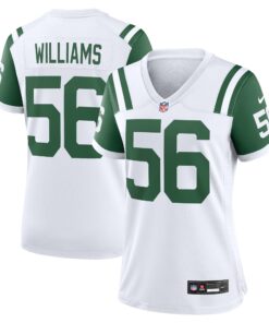 Quincy Williams New York Jets  Women_s Classic Alternate Player Game Jersey  White