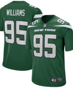 Quinnen Williams New York Jets  Game Jersey  Gotham Green