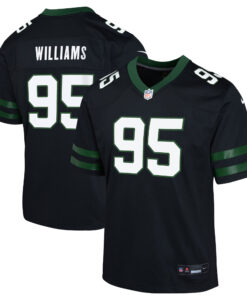 Quinnen Williams New York Jets  Youth Alternate Game Jersey  Legacy Black