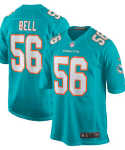Quinton Bell Miami Dolphins   Game Jersey   Aqua