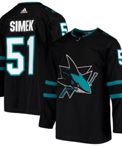 Radim Simek San Jose Sharks Alternate Authentic Jersey  Black