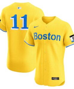 Rafael Devers Boston Red SoxCity Connect Elite Jersey  Gold