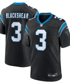 Raheem Blackshear Carolina Panthers  Team Game Jersey  Black