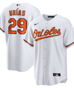 RamÃ³n UrÃ­as Baltimore OriolesHome  Replica Player Jersey  White