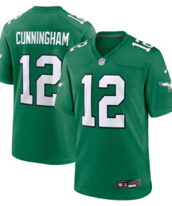 Randall Cunningham Philadelphia Eagles  Alternate Retired Player Game Jersey  Kelly Green
