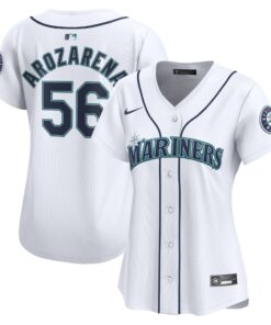 Randy Arozarena Seattle MarinersWomen_s Home Limited Player Jersey  White