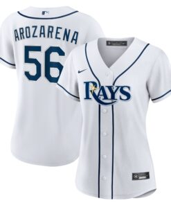 Randy Arozarena Tampa Bay RaysWomen_s Home Replica Player Jersey  White