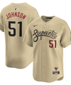 Randy Johnson Arizona DiamondbacksCity Connect Retired Player Jersey  Sand