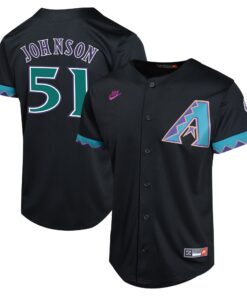 Randy Johnson Arizona DiamondbacksYouth Cooperstown Collection Limited Player Jersey  Black