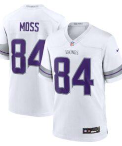 Randy Moss Minnesota Vikings  Alternate Retired Player Game Jersey  White