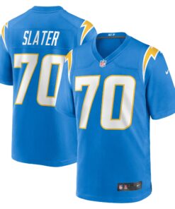 Rashawn Slater Los Angeles Chargers  2021 NFL Draft First Round Pick Game Jersey  Powder Blue