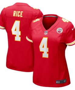 Rashee Rice Kansas City Chiefs  Women_s  Game Jersey   Red