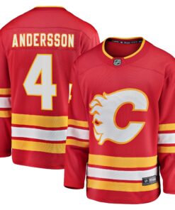 Rasmus Andersson Calgary Flames Fanatics Home Team Breakaway Player Jersey  Red