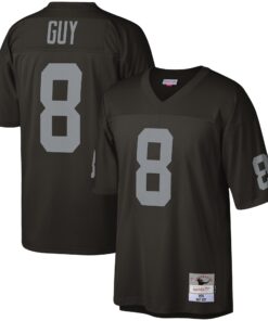 Ray Guy Las Vegas Raiders Mitchell amp Ness Legacy Replica Jersey  Black