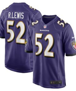 Ray Lewis Baltimore Ravens  Retired Player Game Jersey  Purple
