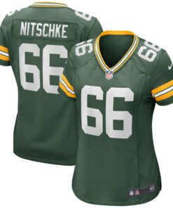 Ray Nitschke Green Bay Packers  Women_s Game Retired Player Jersey  Green