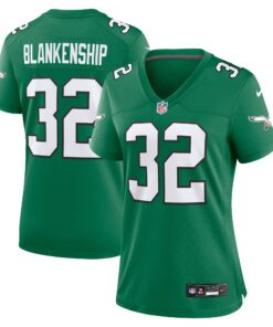 Reed Blankenship Philadelphia Eagles  Women_s Alternate Game Jersey   Kelly Green