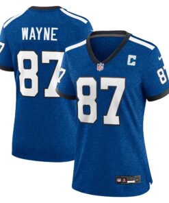 Reggie Wayne Indianapolis Colts  Women_s Indiana Nights Alternate Game Jersey  Royal