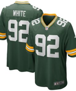Reggie White Green Bay Packers  Game Retired Player Jersey  Green