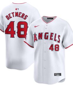 Reid Detmers Los Angeles AngelsHome Limited Player Jersey  White
