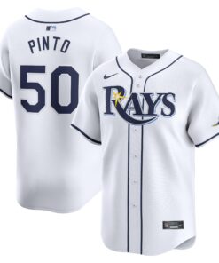 Rene Pinto Tampa Bay RaysHome Limited Player Jersey  White