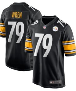 Renell Wren Pittsburgh Steelers   Game Jersey   Black